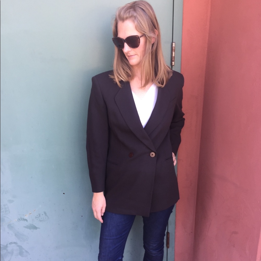 Vintage Giorgio Armani Classic Brown Blazer